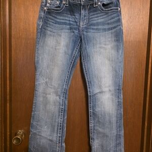 Miss Me Embellished Blue Jeans